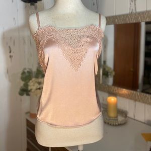 silk and lace blush top!